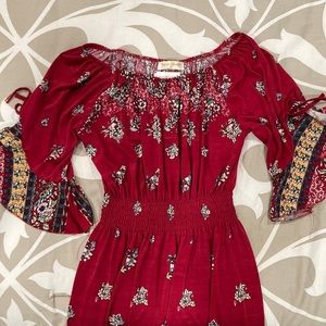 Seven Islands Fuschia/Burgundy maxi dress in Women’s M